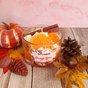 Χειροποίητο Κερί Σόγιας Orange Spice