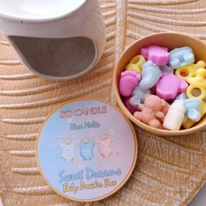 Κύπελλο Kraft Mini Bébé Wax Melts - Sweet Dreams Baby Powder