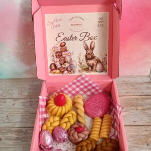 Easter Box - Πασχαλινό Κουτί Δώρου με Χειροποίητα Wax Melts από Κερί Σόγιας