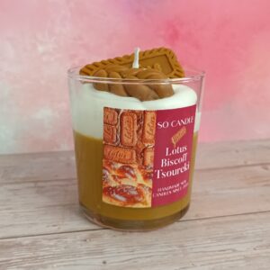 Κερί Σόγιας Τσουρέκι με Lotus Biscoff