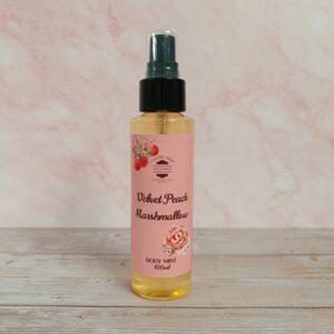 Body Mist - Velvet Peach Marshmallow Signature Label